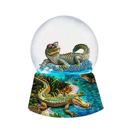 Handmade Resin Croc Water Ball