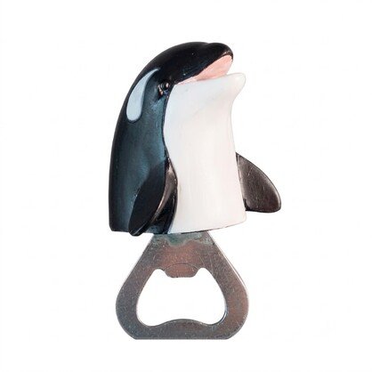 Handmade Resin Orca Whale Magnet Opener